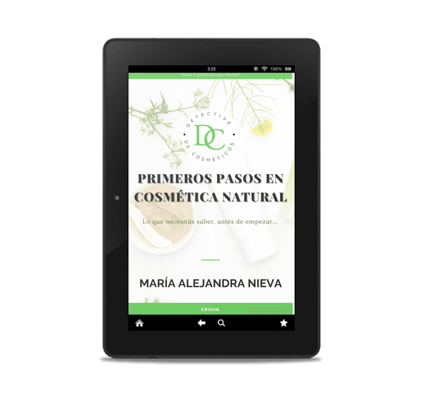 Ebook Primeros pasos en cosmética natural