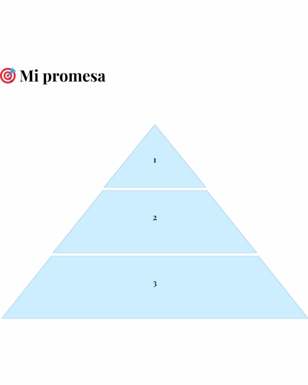 Mi promesa pirámide